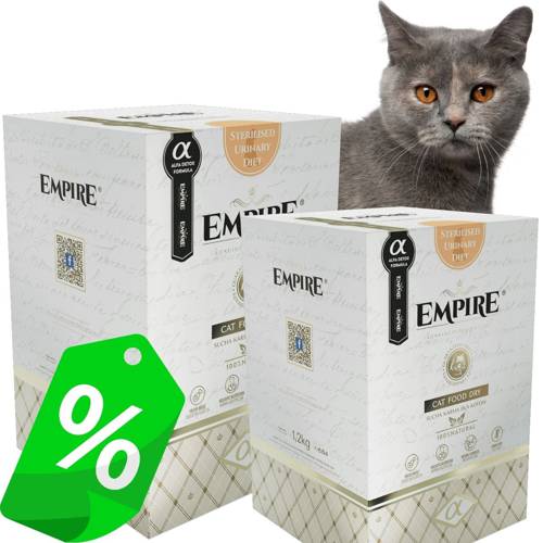 EMPIRE Hipoalergiczna Karma dla Kotów po Sterylizacji 2,4kg PROMO CENA