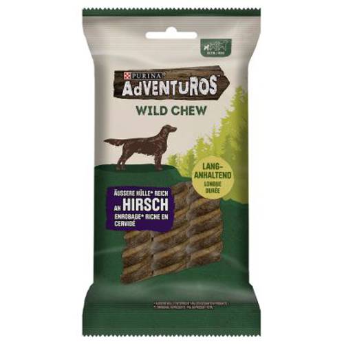AdVENTuROS Wild Chew, dla małych psów 14 x 150 g