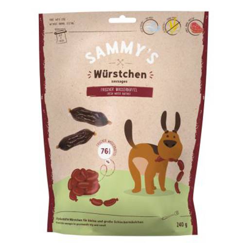 Sammy's kiełbaski z bawołem wodnym 6 x 240 g