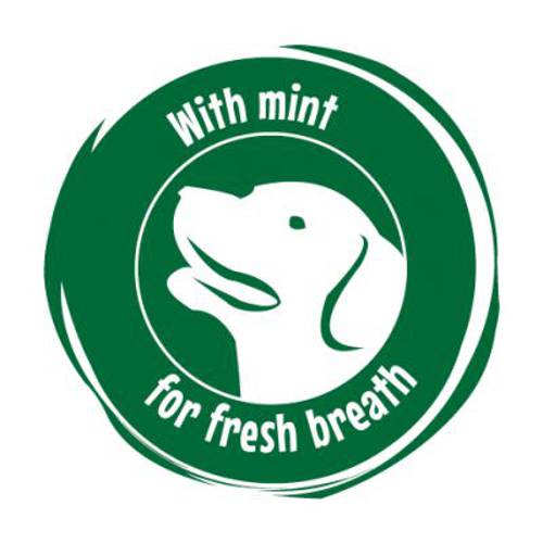 Barkoo kości do żucia z nadzieniem - Breath 6 x 12 cm