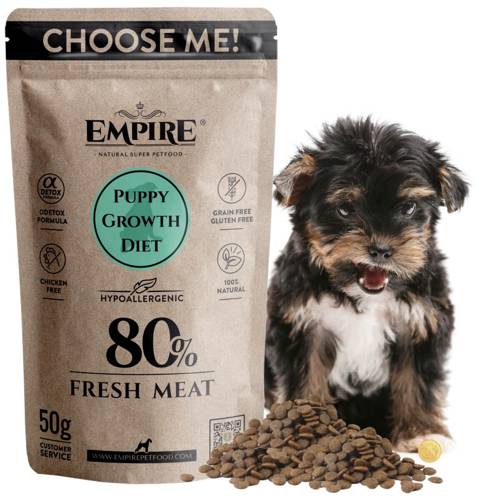 Empire Petfood Karma dla Szczeniaków i Juniorów Yorkshire Terrierów 50g NA PRÓBĘ