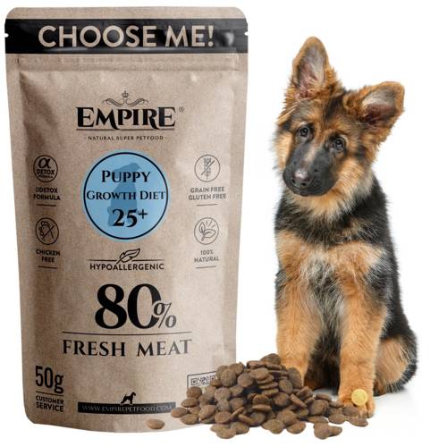 Empire Petfood Karma dla Szczeniaka i Juniora Owczarka Niemieckiego 50g NA PRÓBĘ
