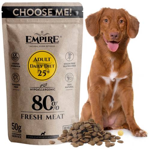 Empire Petfood Karma dla Psów Dorosłych Dużych Ras 50g NA PRÓBE