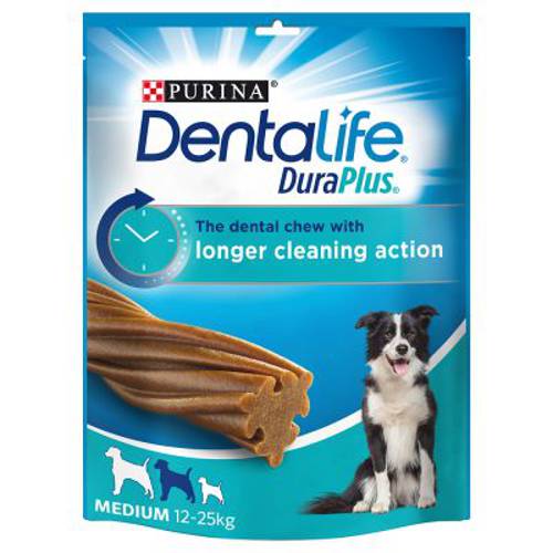 Purina Dentalife DuraPlus dla średnich psów 40 szt. (10 x 197 g)
