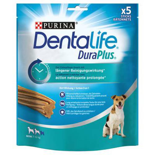 Purina Dentalife DuraPlus dla małych psów 25 szt. (5 x 170 g)