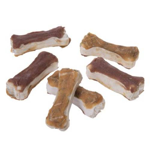 Lukullus kości do gryzienia, 12 x 5 cm Z łososiem