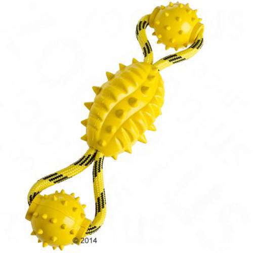 HUNTER Spike Ball Rope zabawka dla psa Dł. x śr.: 30 x 7 cm