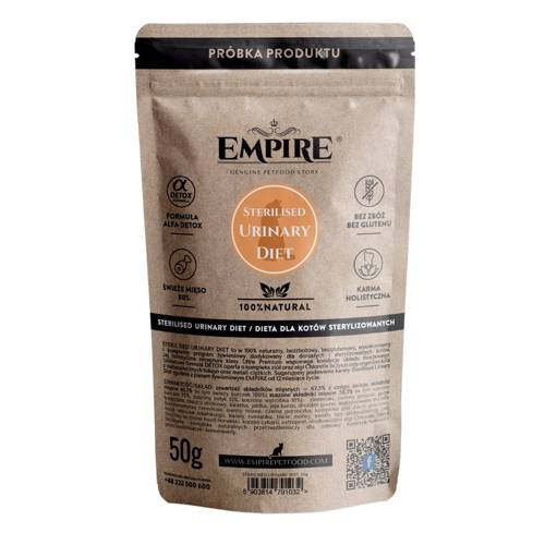 EMPIRE Hipoalergiczna Karma dla Kotów po Sterylizacji 50g