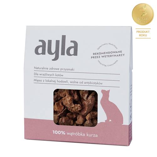 Przysmaki dla kota Ayla | Wątróbki kurze | Liofilizowane