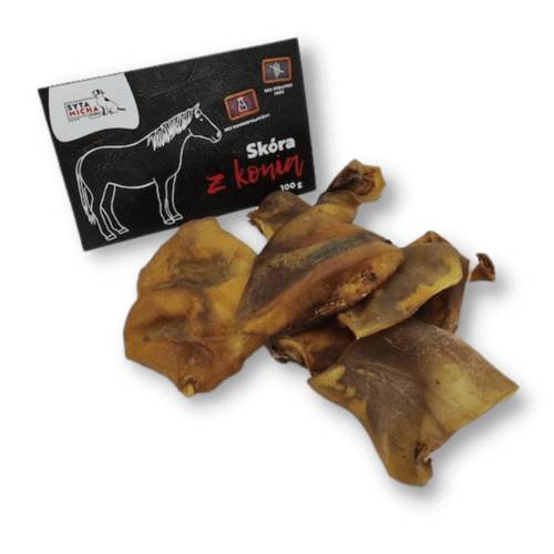Suszona skóra z konia 100g Syta Micha