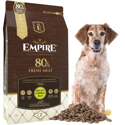 EMPIRE Hipoalergiczna Karma dla | Seniory | Psy po Kastracji | Psy z Nadwagą | 12kg