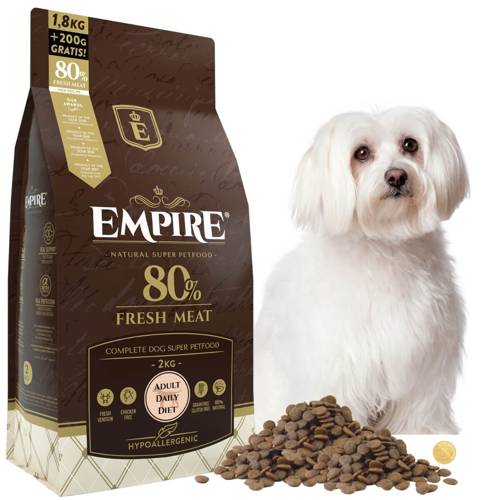 EMPIRE Hipoalergiczna Karma dla Dorosłych Maltańczyków 1.8kg+200g Gratis