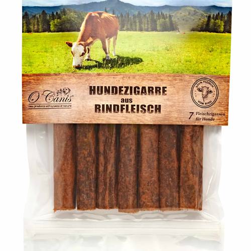 O'Canis Oryginalne cygara z wołowiny - 7szt. przysmak dla psa 170g