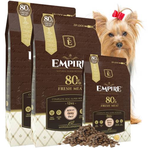 EMPIRE Hipoalergiczna Karma Dla Dorosłych YORKÓW 24kg + 2kg GRATIS!