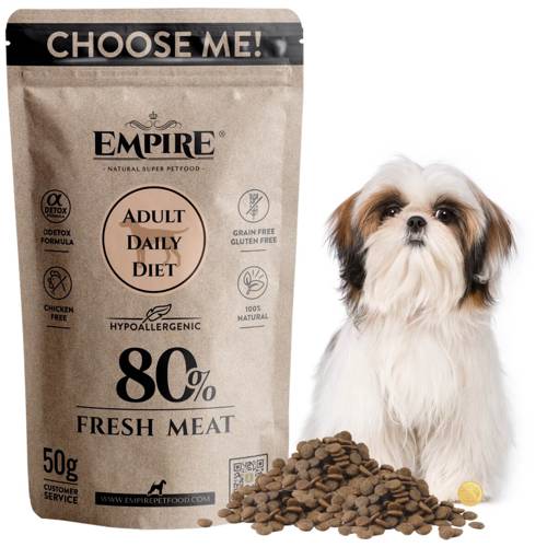 EMPIRE Hipoalergiczna Karma dla Dorosłych Shih Tzu 50g NA PRÓBĘ