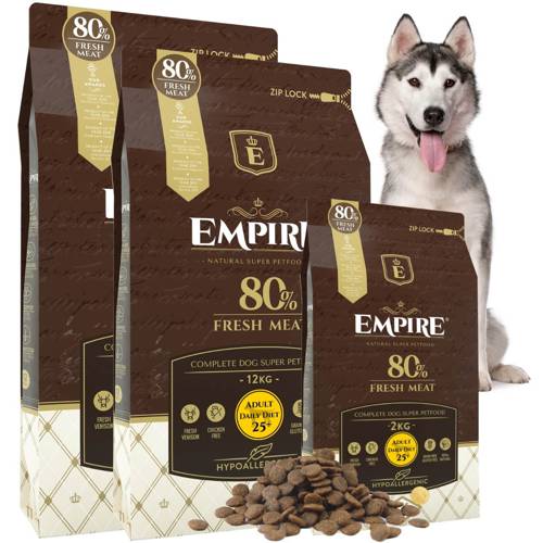 EMPIRE Hipoalergiczna Karma dla Dorosłego Siberian Husky 24kg + 2kg GRATIS!