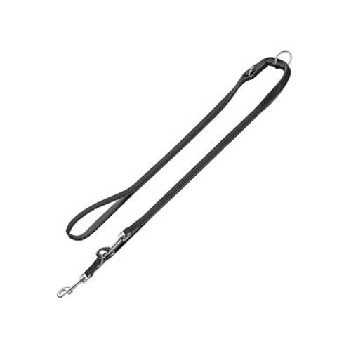 HUNTER Smycz regulowana Modern Art, czarna Dł. x szer.: 200 cm x 11 mm