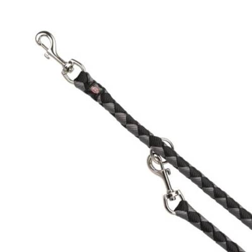 Trixie Cavo smycz przedłużana, czarna L - XL: dł. 200 cm, Ø 18 mm