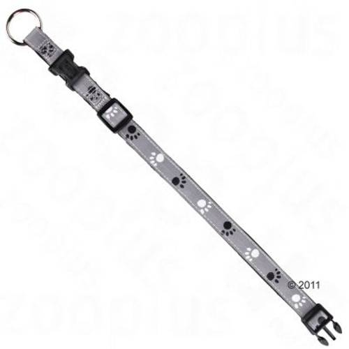 Trixie obroża odblaskowa dla psa, szara Obwód szyi: 35-55 cm