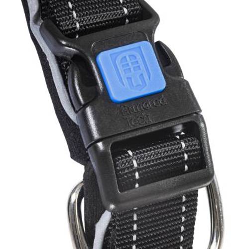 Dog Control obroża dla psa, czarna Rozmiar XL: obwód szyi: 51-60 cm, szer. 3,5 cm