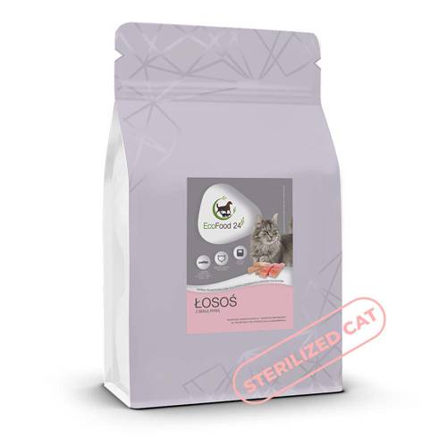 Karma sucha dla kota - Łosoś z białą rybą 5kg