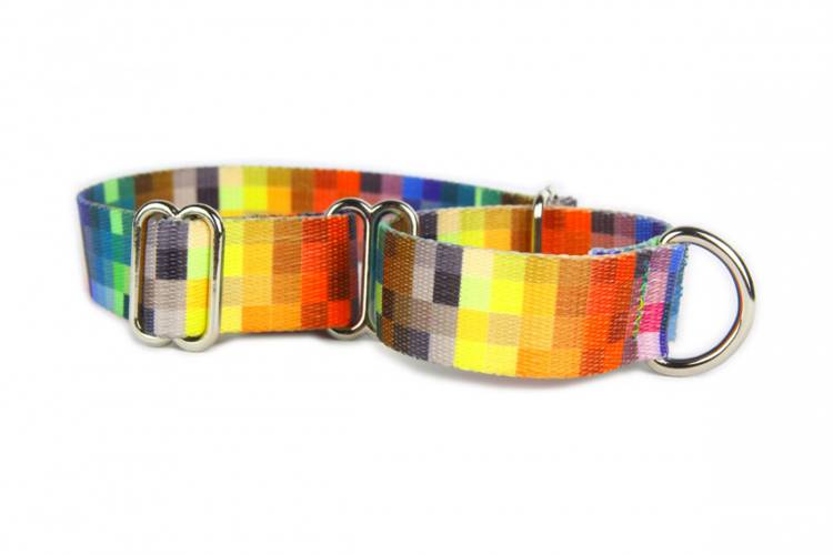 Obroża Zaciskowa Martingale Piksele 0583 25MM 34-36CM