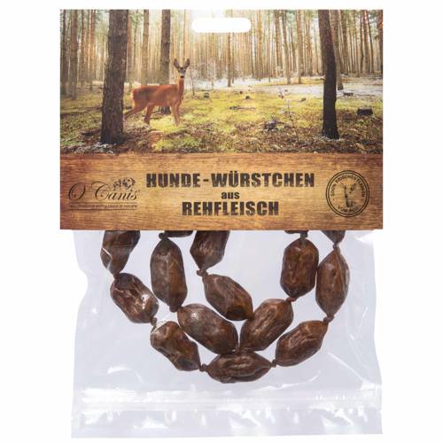 O'Canis mini kiełbaski dla psa z sarny 100g