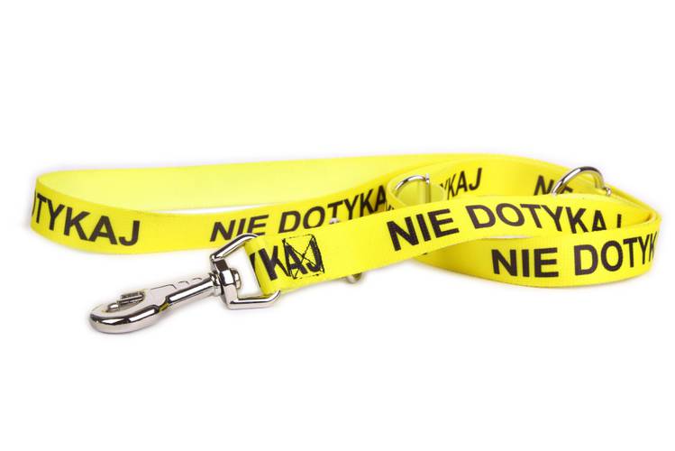 Smycz Regulowana - NIE DOTYKAJ 0748 30MM 220CM