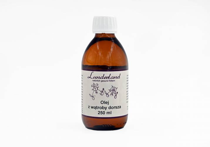 Lunderland olej z wątroby dorsza - tran 250 ml