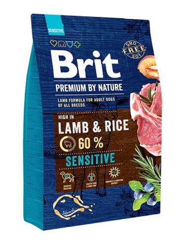 BRIT Premium By Nature Sensitive Lamb and rice 3 kg