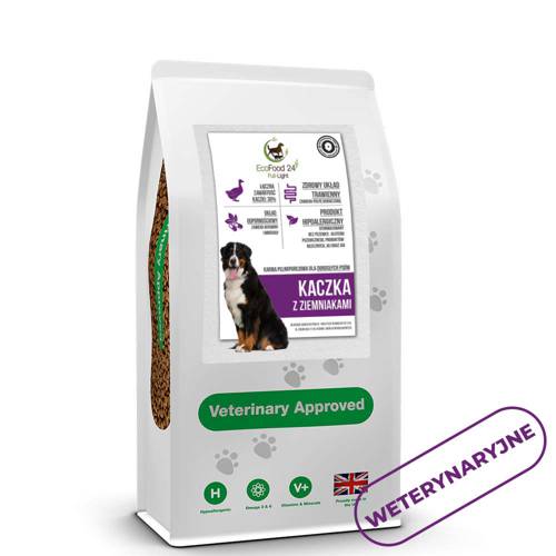 Karma sucha dla psa - Kaczka z ziemniakami 12kg