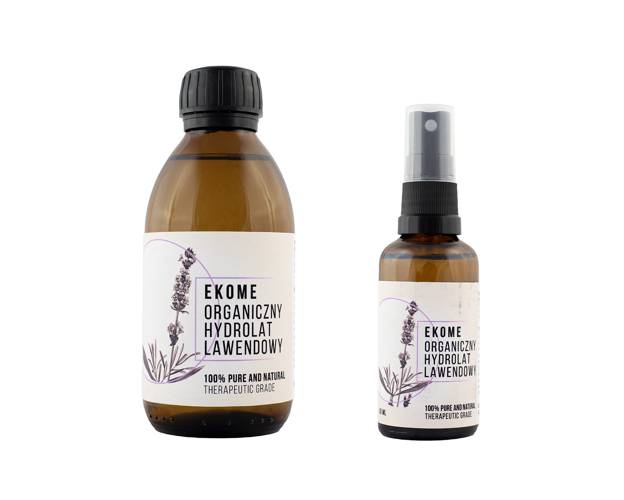 Organiczny hydrolat lawendowy 50 ml+200 ml