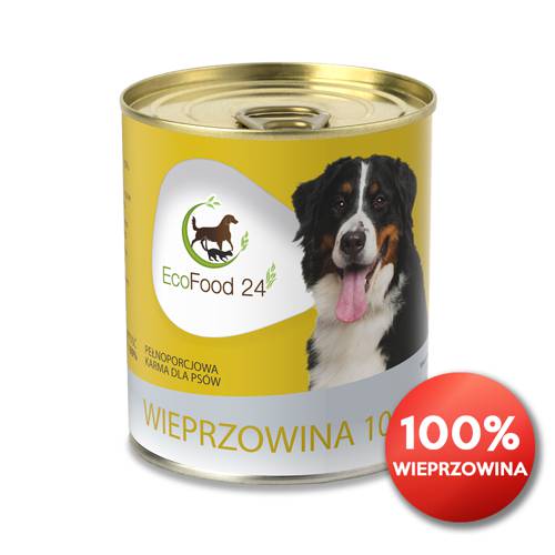 Konserwa dla psa - Wieprzowina 100% 850g