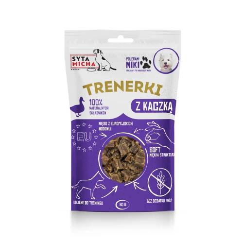 Treningówki z kaczką dla psa 80g