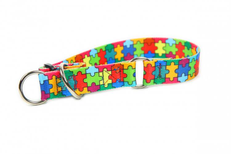 Obroża Półzaciskowa - Puzzle 0627 25MM 76CM 32-50CM