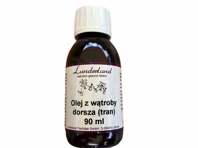 Lunderland olej z wątroby dorsza - tran 90 ml