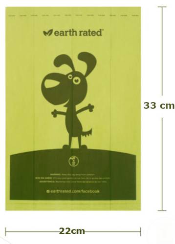 Woreczki na kupy lawendowe 1x15 sztuk