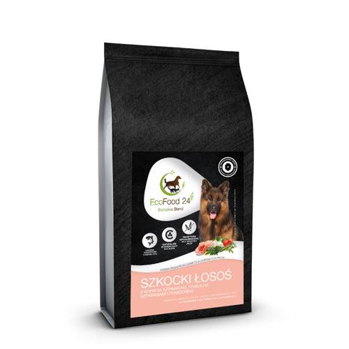 Karma sucha dla psa - Szkocki łosoś z koprem, szpinakiem, fenkułem, szparagami i pomidorem 6kg