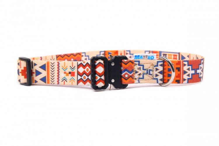 Obroża Klamra Metalowa - Boho 0532 30MM 44-76CM