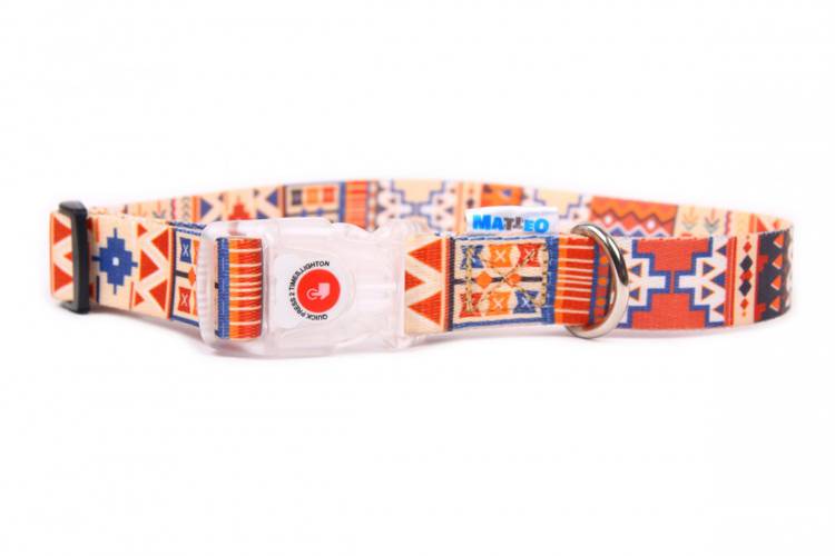 Obroża Klamra LED - Boho 0542 20MM 0CM 35-50CM