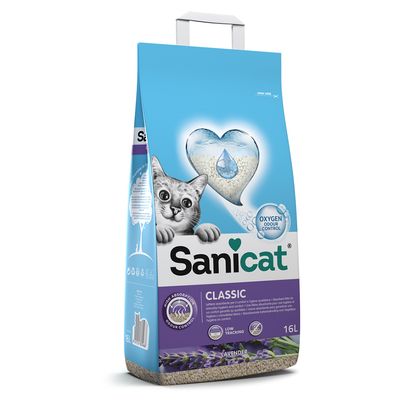 Sanicat Classic żwirek dla kota, lawenda