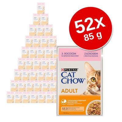 Megapakiet PURINA Cat Chow, 52 x 85 g