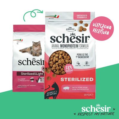 Schesir Sterilized, z szynką
