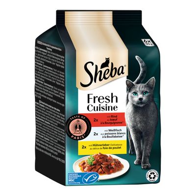Sheba Fresh Cuisine Taste of Paris, 6 x 50 g