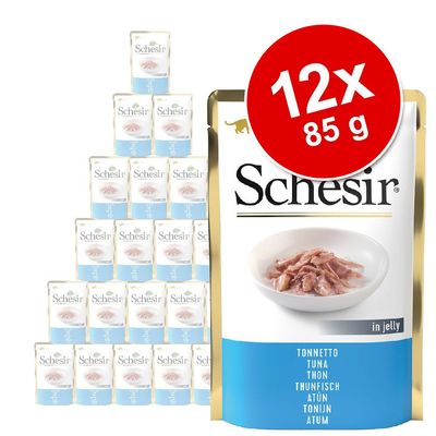 Korzystny pakiet Schesir w galarecie, saszetki, 12 x 85 g