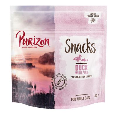 Purizon Snacks, kaczka z rybą (bez zbóż)