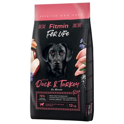 Fitmin Dog For Life, kaczka i ryż