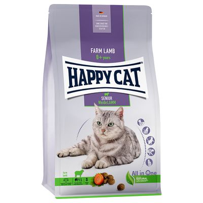 Happy Cat Senior, jagnięcina z pastwiska