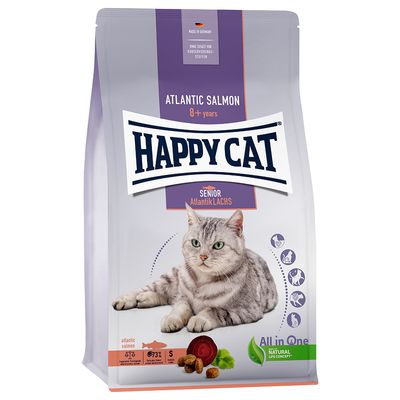 Happy Cat Senior, łosoś atlantycki