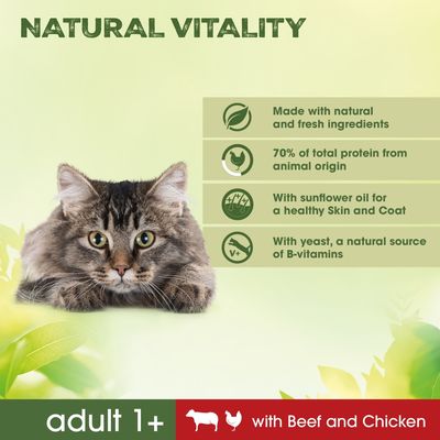 Perfect Fit Natural Vitality Adult 1+, wołowina i kurczak